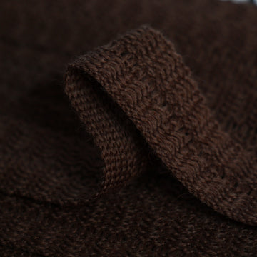 22mm Wool Binding - Dark Brown