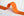 24mm Stretch Fold-Over Binding - Orange
