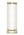 24mm Stretch Fold-Over Binding - White