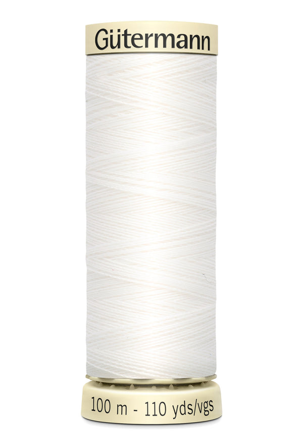 24mm Stretch Fold-Over Binding - White