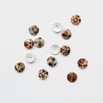 Cowrie Shell Button - 15mm