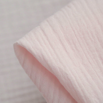 Tumbled Baby Pink Double Gauze