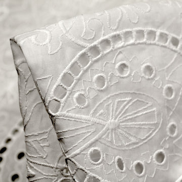 Zeitgeist White - Embroidery Anglaise