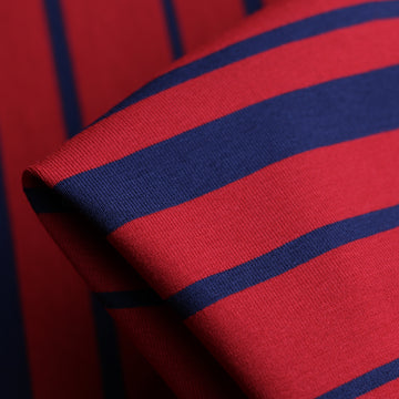 Scarlet Navy Stripes Jersey