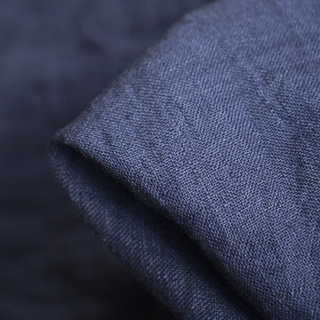 City Indigo Linen Gauze