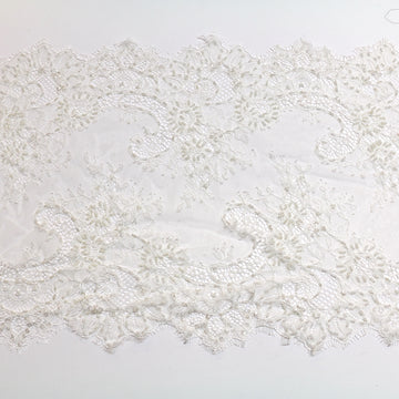 Stella Ivory - Lace Trim - 35cm