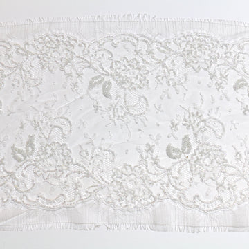 Gabriella Beaded -  Lace Trim - 28cm