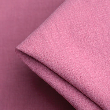 Orchid Pink Pebbled Washed Linen
