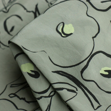 Ink Bloom Sage Viscose CDC