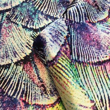 Rainbow Scales - Silk Satin