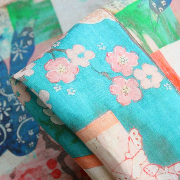 Tea Garden Washed Printed Linen