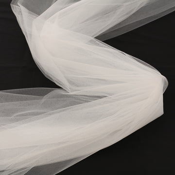 Silk White Tulle