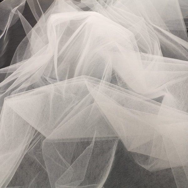 Silk White Tulle