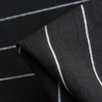 Cameo Washed Black Linen