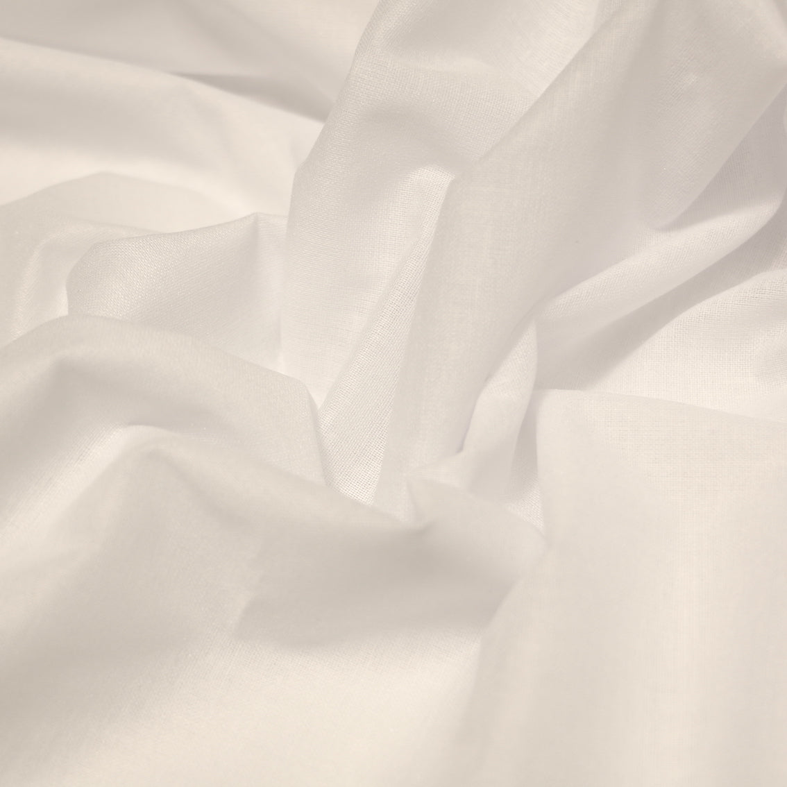 Poly/Cotton Woven Interfacing - White