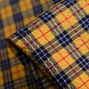Sunshine Tartan Seersucker
