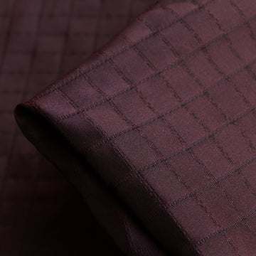Grid Wine Jacquard