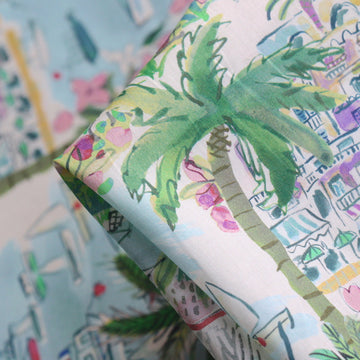 Cape Vista Green/Pink - Liberty Tana Lawn™