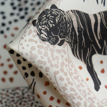 Cats Reign Silk Satin