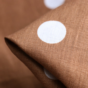 Capri Polka Printed Linen