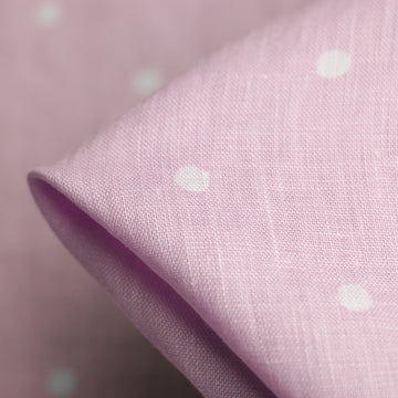 Itsy Bitsy Orchid Printed Linen