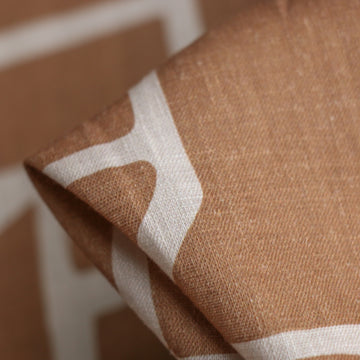 Terra Mosaic Printed Linen