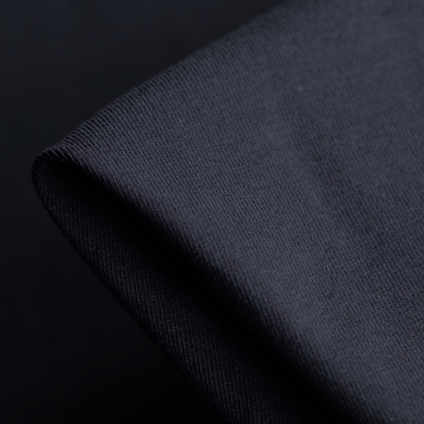 Middle Stretch Navy Cotton Jersey
