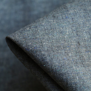 Remnant of Blue Green Mix Linen/Silk Blend