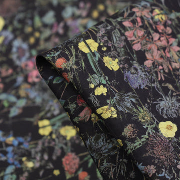 Wild Flowers Navy - Liberty Tana Lawn