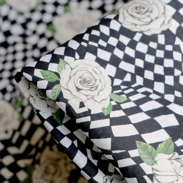 Chequered Rose Liberty Tana Lawn™