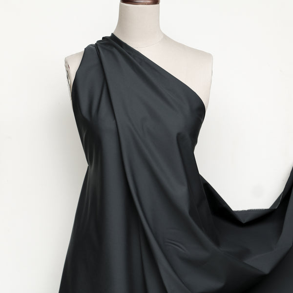Still Graphite Poplin Shirting