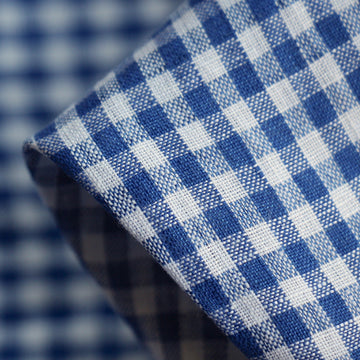 Audrey Check Washed Linen