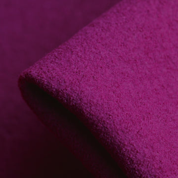 Magenta May Boiled Wool