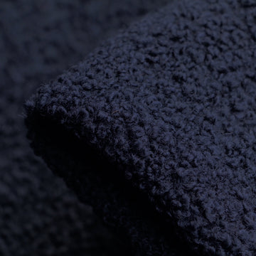 Curly Navy Boucle