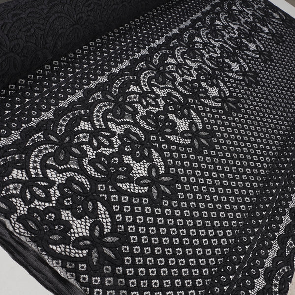 Leah's Lace Ebony - Panel Lace