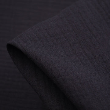 Tumbled Navy Double Gauze