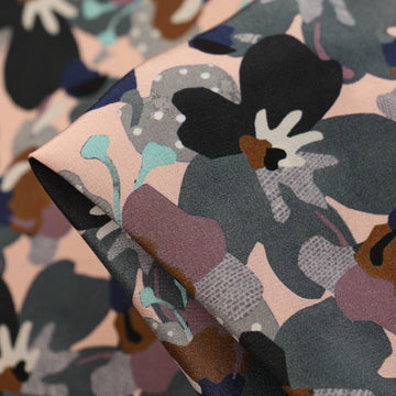 Treloyan Pink - Liberty Silk Crepe De Chine