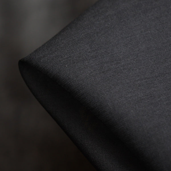 Black Silk/Cotton Voile