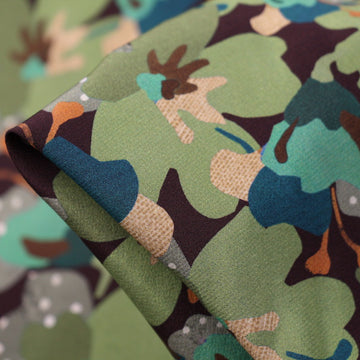 Treloyan Green - Liberty Silk Crepe De Chine