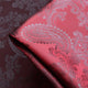Lin Paisley Burgundy/Black - Fancy Lining (147cm wide)