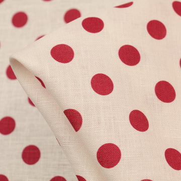 Cherry Drop Spot Linen