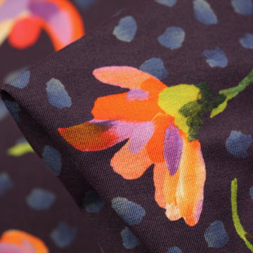 Sun Daisy Blue - Liberty Mayfair Jersey