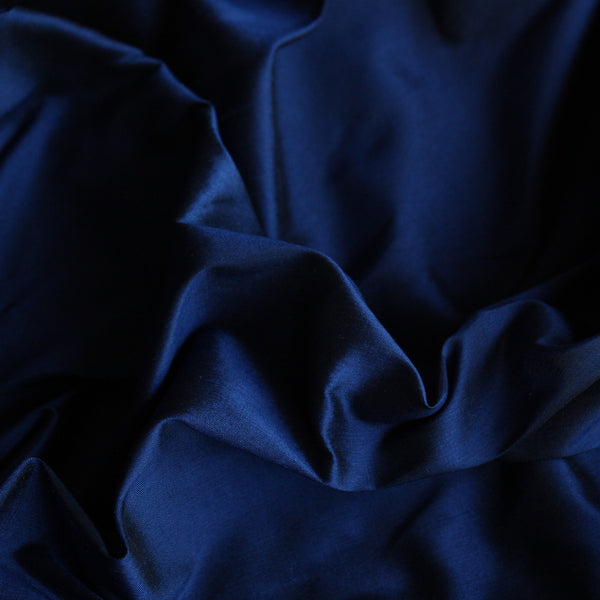Ink Blue Silk Dupion