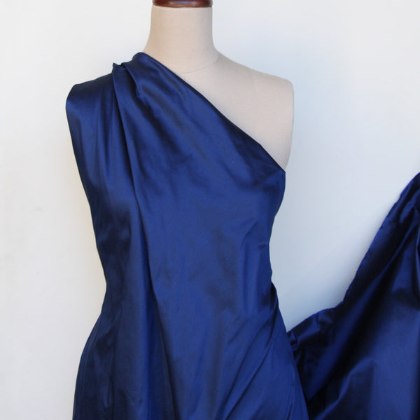 Ink Blue Silk Dupion