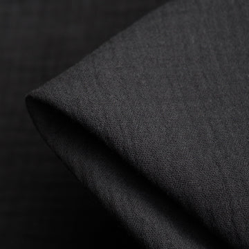 Tumbled Black Double Gauze