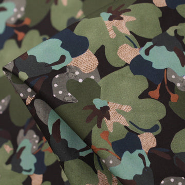 Treloyan Green Poplin - Liberty Fabric