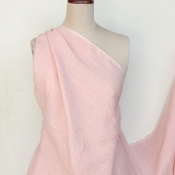 Linford Pale Pink Washed Linen