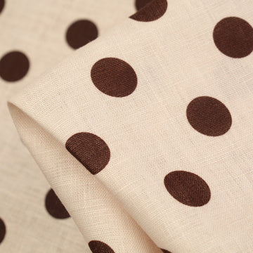 Chocolate Spot Linen