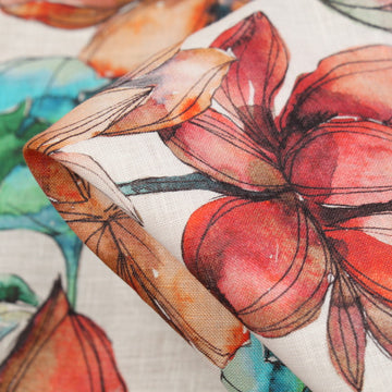 Forget Me Never Printed Linen