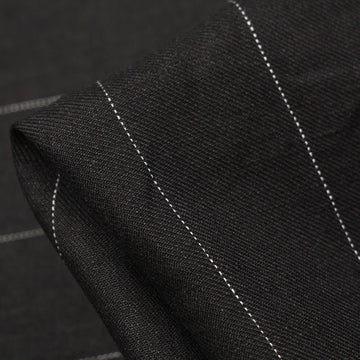 Midnight Stripe Linen